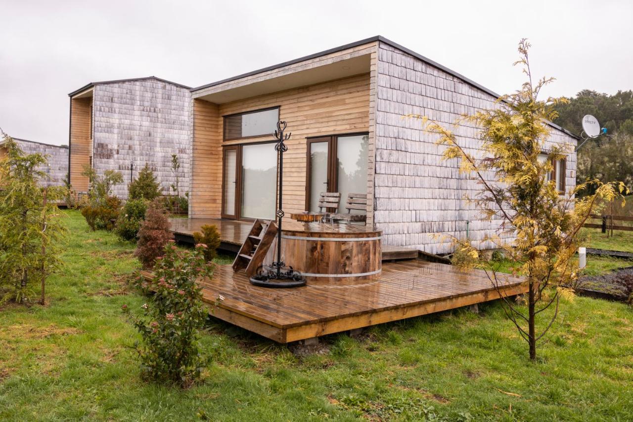 Cabanas Arrayanes De Huillinco En Chiloe Чончи Экстерьер фото